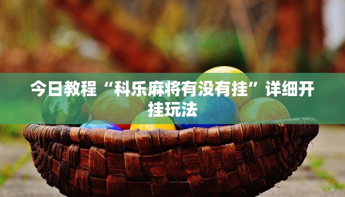 辅助神器“哈哈贵阳捉鸡麻将开挂”![果然有透视挂]