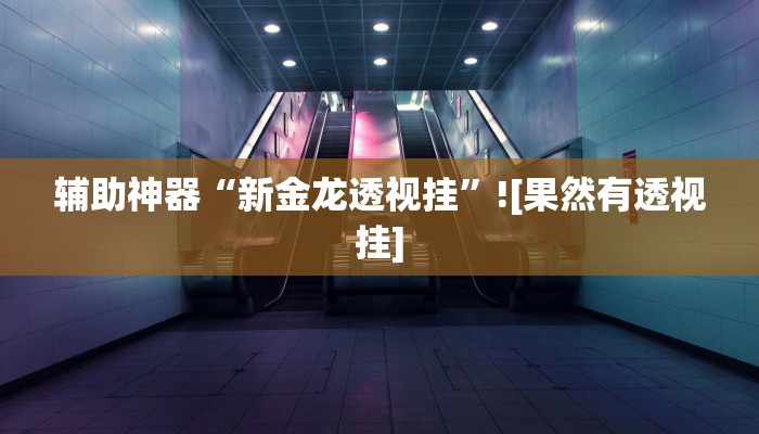 辅助神器“新金龙透视挂”![果然有透视挂]