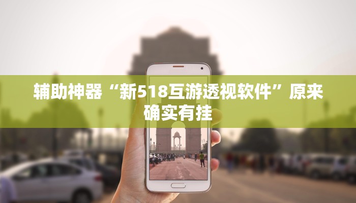 辅助神器“新518互游透视软件”原来确实有挂 辅助神器“新518互游透视软件”原来确实有挂