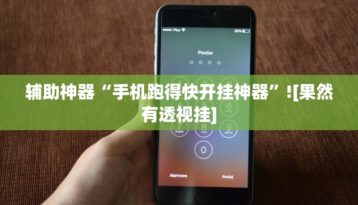 辅助神器“手机跑得快开挂神器”![果然有透视挂]