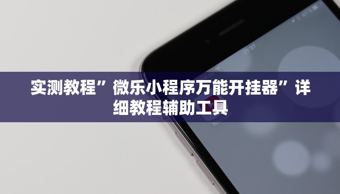 实测教程”微乐小程序万能开挂器”详细教程辅助工具 实测教程”微乐小程序万能开挂器”详细教程辅助工具