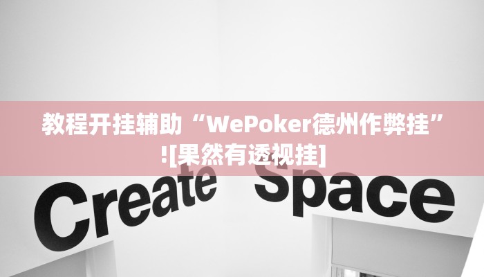 教程开挂辅助“WePoker德州作弊挂”![果然有透视挂]